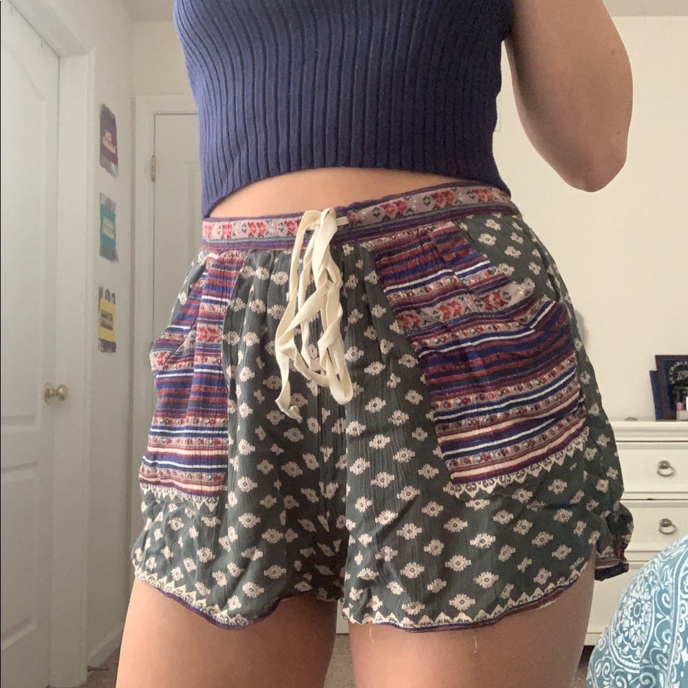 Bohemian flowy shorts *ON HOLD